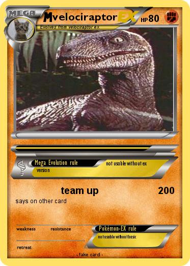 Pokemon velociraptor
