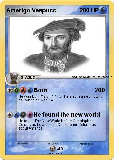 Pokemon Amerigo Vespucci