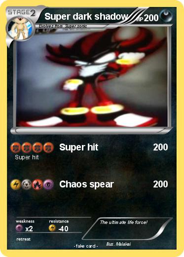 Pokemon Super dark shadow