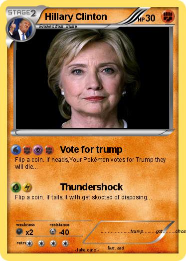 Pokemon Hillary Clinton