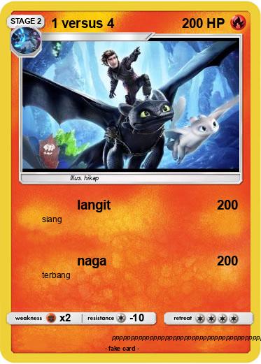 Pokemon 1 versus 4