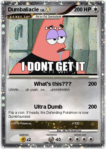 Pokemon Dumbaliacle