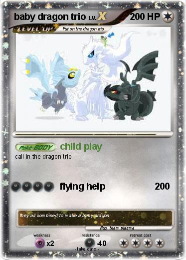 Pokemon baby dragon trio