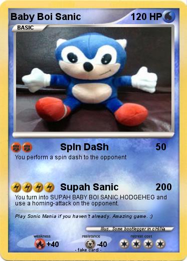 Pokemon Baby Boi Sanic