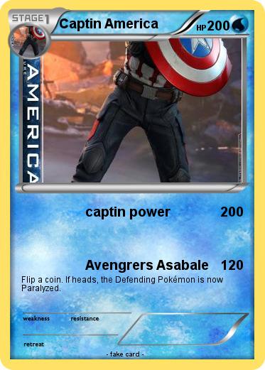 Pokemon Captin America