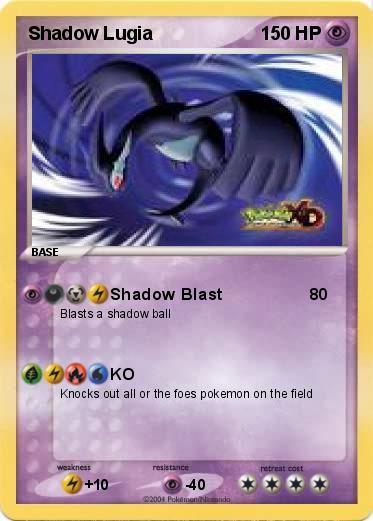 Pokemon Shadow Lugia