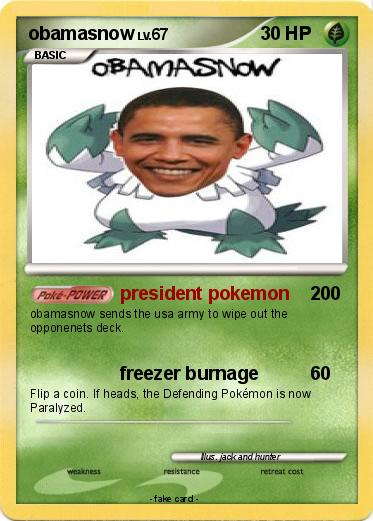 Pokemon obamasnow