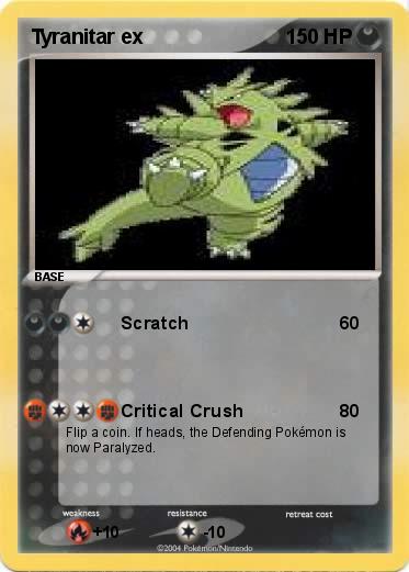 Pokemon Tyranitar ex