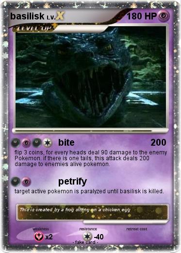 Pokemon basilisk