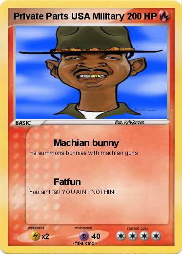 Pokemon Private Parts USA Military