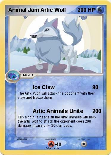 Pokemon Animal Jam Artic Wolf