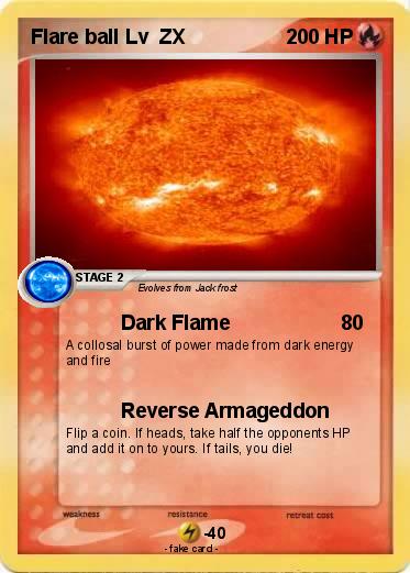 Pokemon Flare ball Lv  ZX