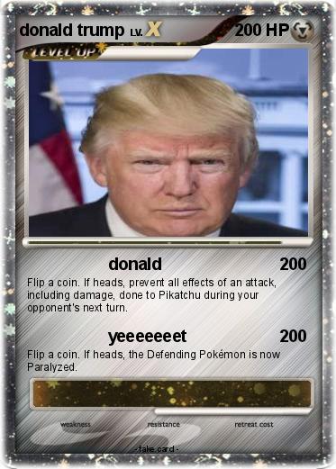Pokemon donald trump