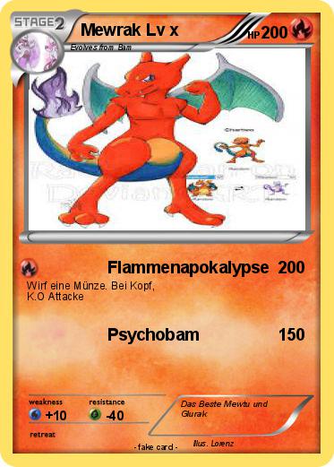 Pokemon Mewrak Lv x