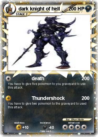 Pokemon dark knight of hell