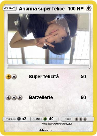 Pokemon Arianna super felice