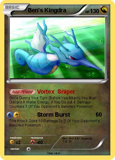 Pokemon Ben's Kingdra Pokemon Ben's Kingdra
