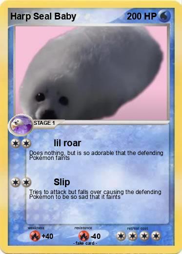 Pokemon Harp Seal Baby