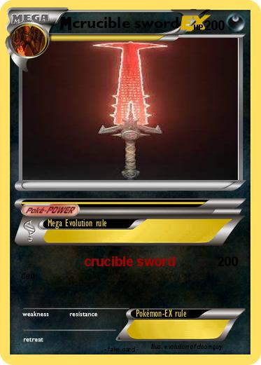Pokemon crucible sword