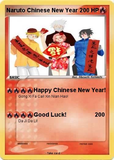 Pokemon Naruto Chinese New Year