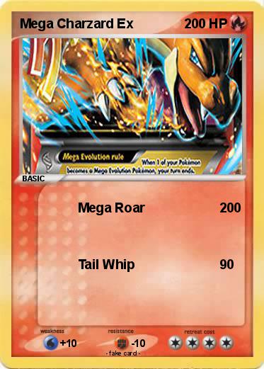 Pokemon Mega Charzard Ex