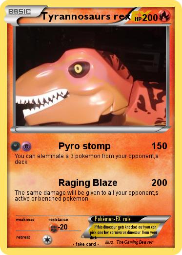 Pokemon Tyrannosaurs rex