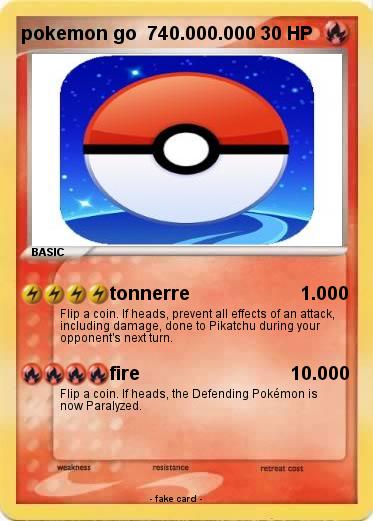 Pokemon pokemon go  740.000.000