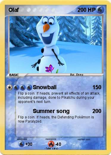 Pokemon Olaf