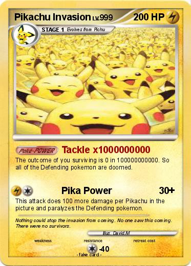 Pokemon Pikachu Invasion