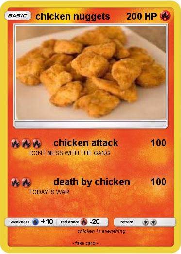 Pokemon chicken nuggets