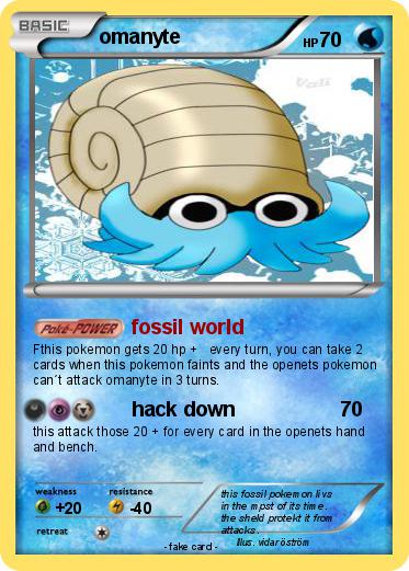 Pokemon omanyte