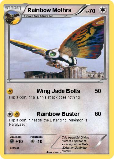 Pokemon Rainbow Mothra Pokemon Rainbow Mothra