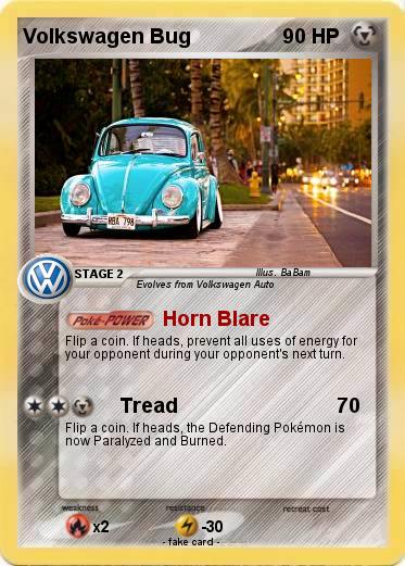 Pokemon Volkswagen Bug