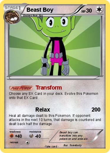 Pokemon Beast Boy