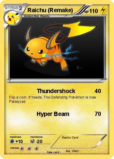 Pokemon Raichu (Remake)
