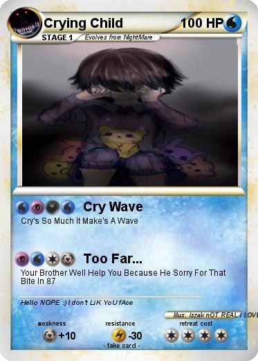 Pokemon Crying Child