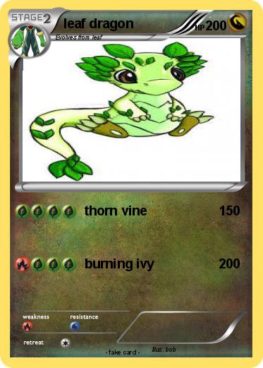 Pokemon leaf dragon