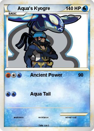 Pokemon Aqua's Kyogre