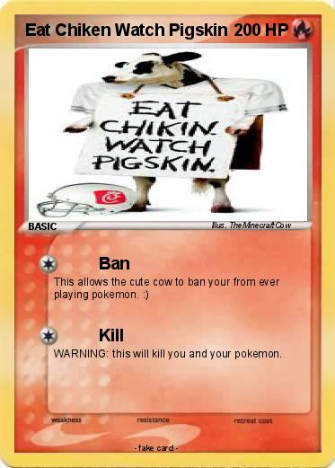 Pokemon Eat Chiken Watch Pigskin