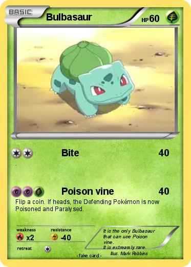 Pokemon Bulbasaur