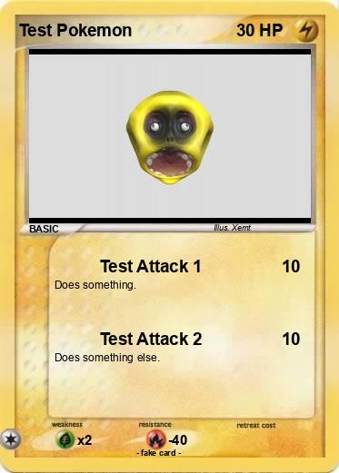 Pokemon Test Pokemon