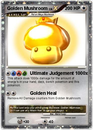 Pokemon Golden Mushroom