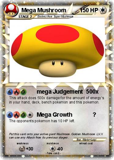 Pokemon Mega Mushroom