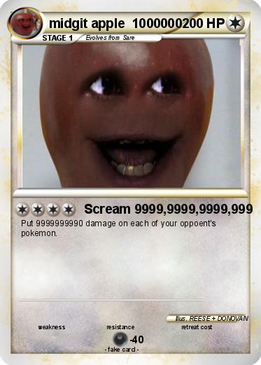 Pokemon midgit apple  1000000