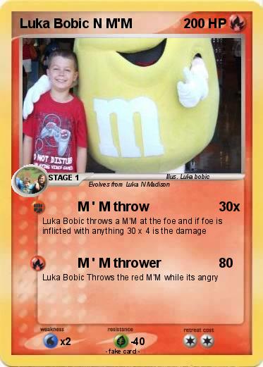 Pokemon Luka Bobic N M'M