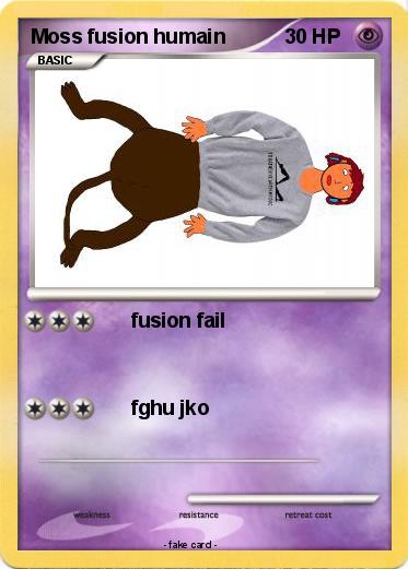 Pokemon Moss fusion humain