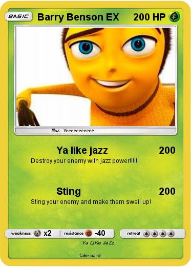 Pokemon Barry Benson EX