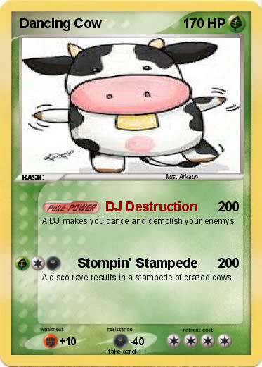 Pokemon Dancing Cow