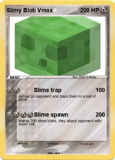 Pokemon Slimy Blob Vmax