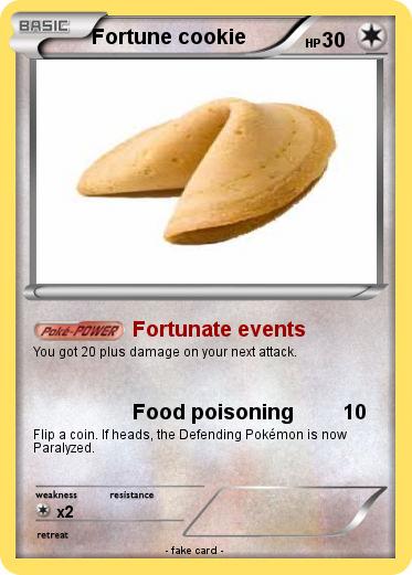 Pokemon Fortune cookie